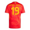 Virallinen Fanipaita Espanja Lamine Yamal 19 Kotipelipaita Euro 2024 - Miesten